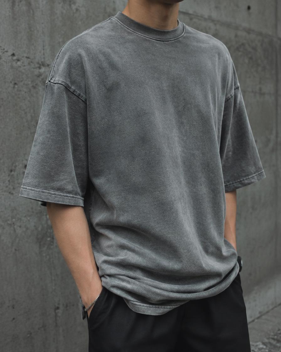 Concrete Wash Tee
